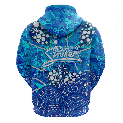 Adelaide Strikers Hoodie Graffiti Urban Aboriginal Dot Abstract Design