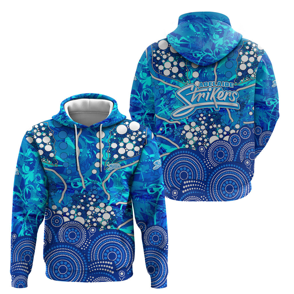 Adelaide Strikers Hoodie Graffiti Urban Aboriginal Dot Abstract Design