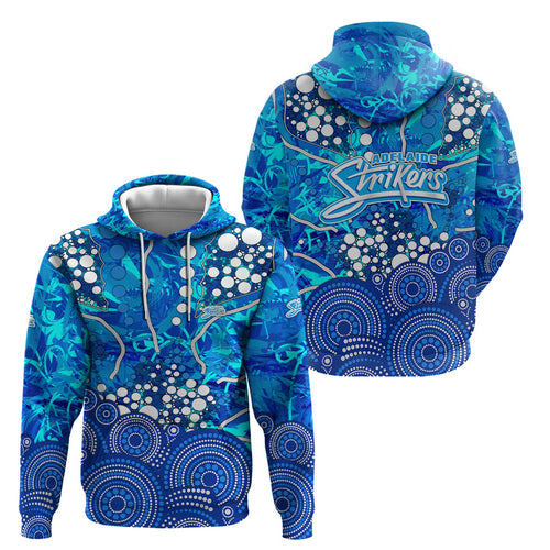 Adelaide Strikers Hoodie Graffiti Urban Aboriginal Dot Abstract Design