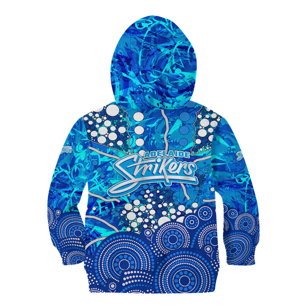 Adelaide Strikers Kid Hoodie Graffiti Urban Aboriginal Dot Abstract Design