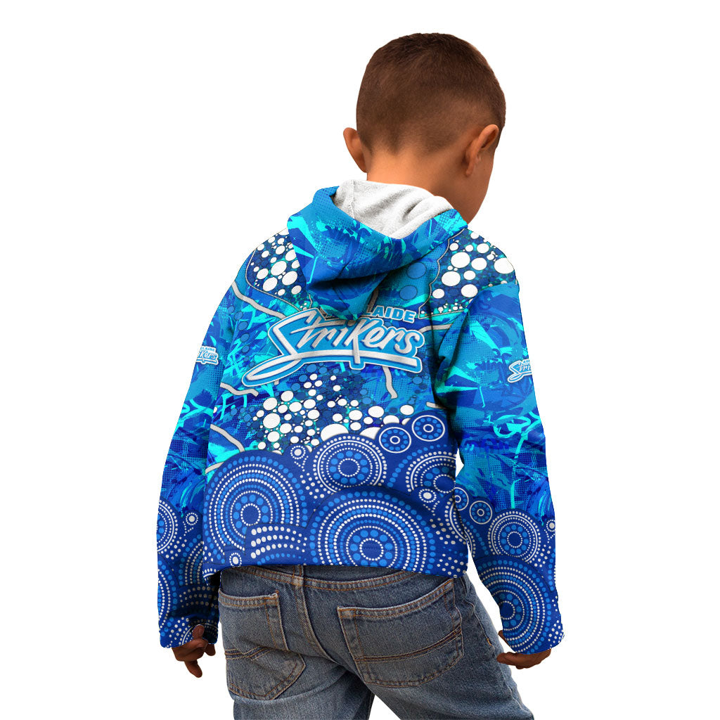 Adelaide Strikers Kid Hoodie Graffiti Urban Aboriginal Dot Abstract Design