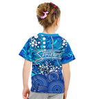 Adelaide Strikers Kid T Shirt Graffiti Urban Aboriginal Dot Abstract Design