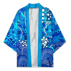 Adelaide Strikers Kimono Graffiti Urban Aboriginal Dot Abstract Design