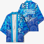 Adelaide Strikers Kimono Graffiti Urban Aboriginal Dot Abstract Design