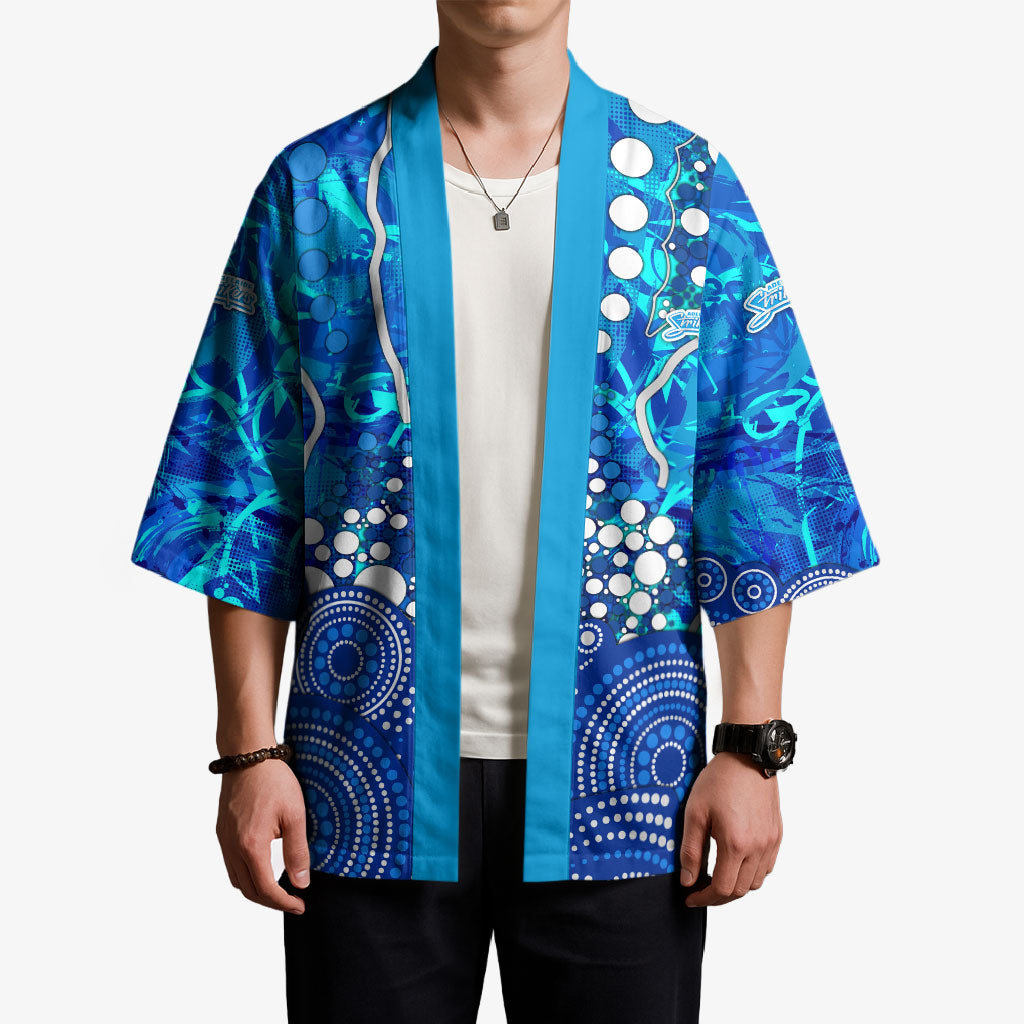 Adelaide Strikers Kimono Graffiti Urban Aboriginal Dot Abstract Design