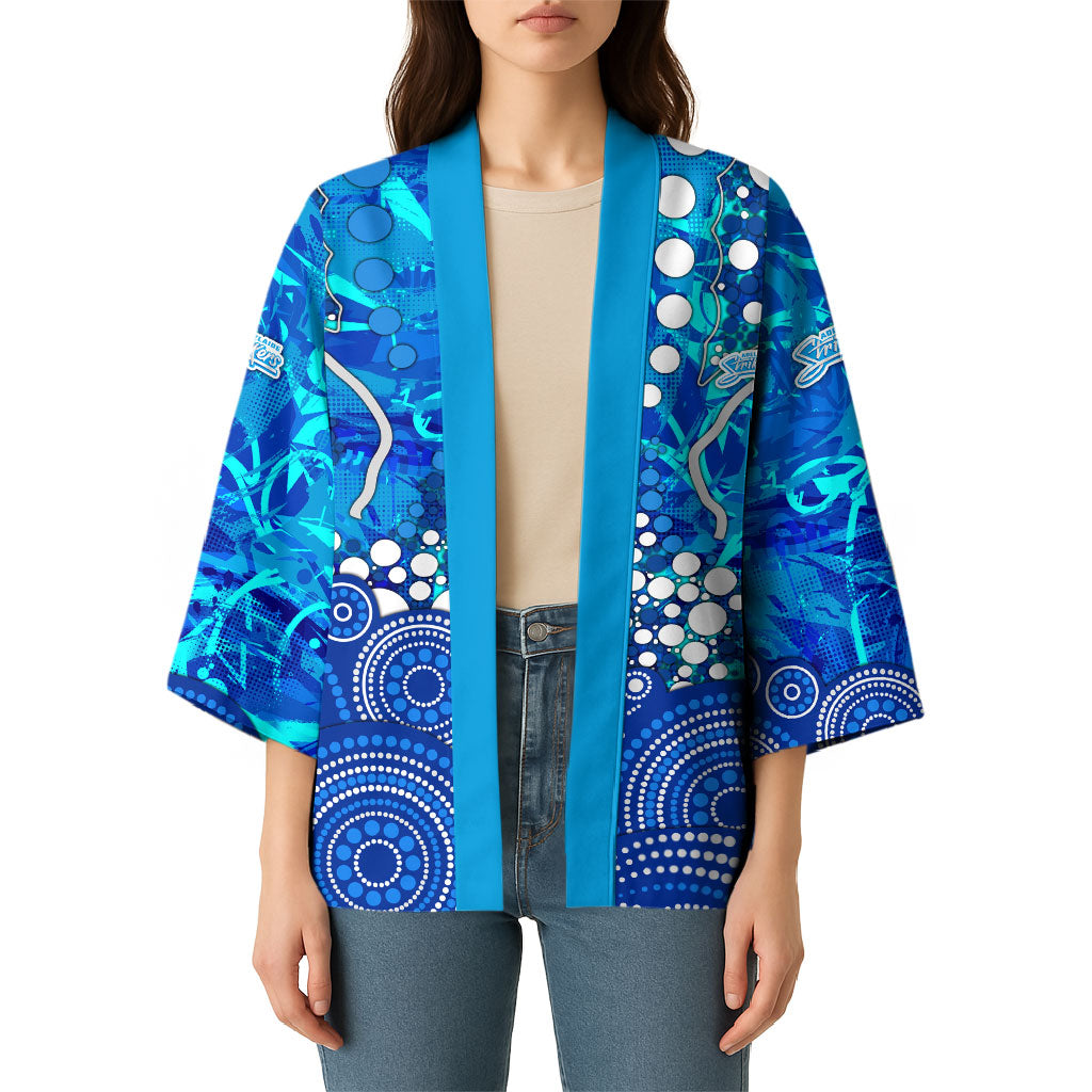 Adelaide Strikers Kimono Graffiti Urban Aboriginal Dot Abstract Design