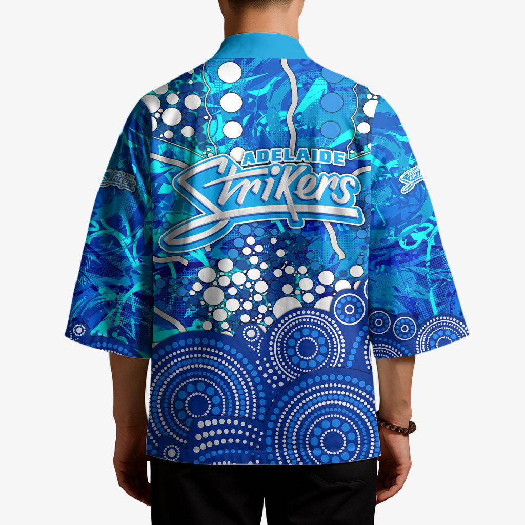 Adelaide Strikers Kimono Graffiti Urban Aboriginal Dot Abstract Design