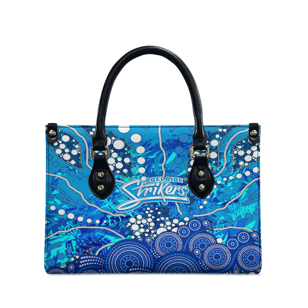 Adelaide Strikers Leather Bag Graffiti Urban Aboriginal Dot Abstract Design