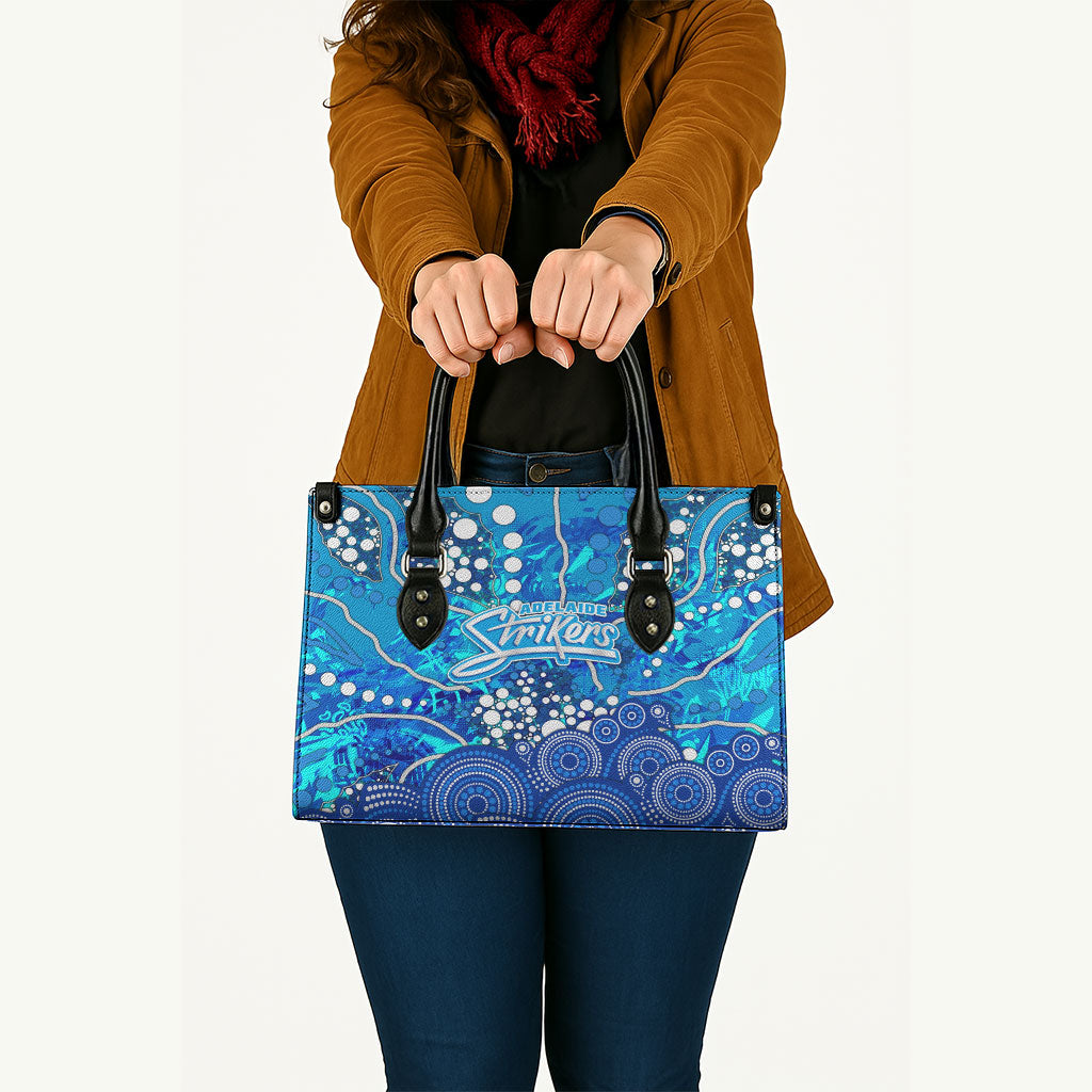 Adelaide Strikers Leather Bag Graffiti Urban Aboriginal Dot Abstract Design