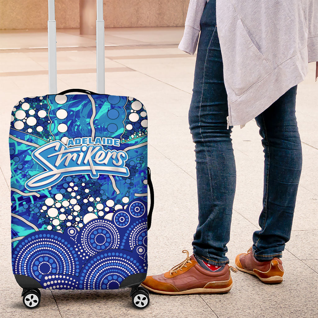 Adelaide Strikers Luggage Cover Graffiti Urban Aboriginal Dot Abstract Design