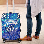 Adelaide Strikers Luggage Cover Graffiti Urban Aboriginal Dot Abstract Design