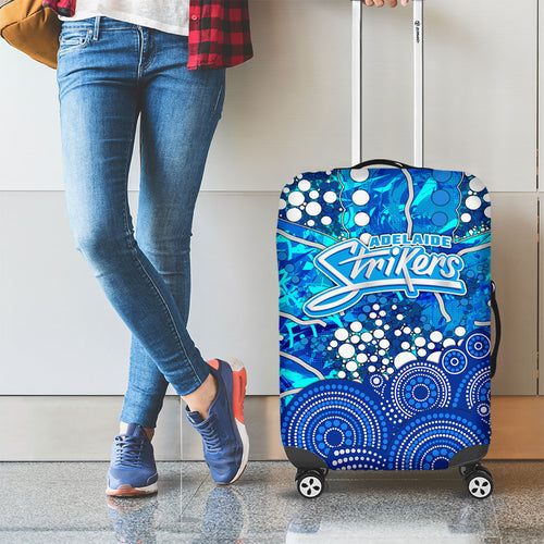 Adelaide Strikers Luggage Cover Graffiti Urban Aboriginal Dot Abstract Design