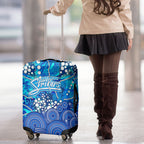 Adelaide Strikers Luggage Cover Graffiti Urban Aboriginal Dot Abstract Design
