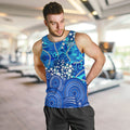 Adelaide Strikers Men Tank Top Graffiti Urban Aboriginal Dot Abstract Design
