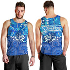 Adelaide Strikers Men Tank Top Graffiti Urban Aboriginal Dot Abstract Design