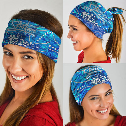 Adelaide Strikers Neck Gaiter Graffiti Urban Aboriginal Dot Abstract Design