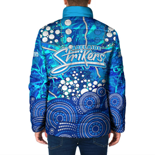 Adelaide Strikers Padded Jacket Graffiti Urban Aboriginal Dot Abstract Design