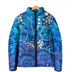 Adelaide Strikers Padded Jacket Graffiti Urban Aboriginal Dot Abstract Design