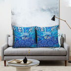 Adelaide Strikers Pillow Cover Graffiti Urban Aboriginal Dot Abstract Design