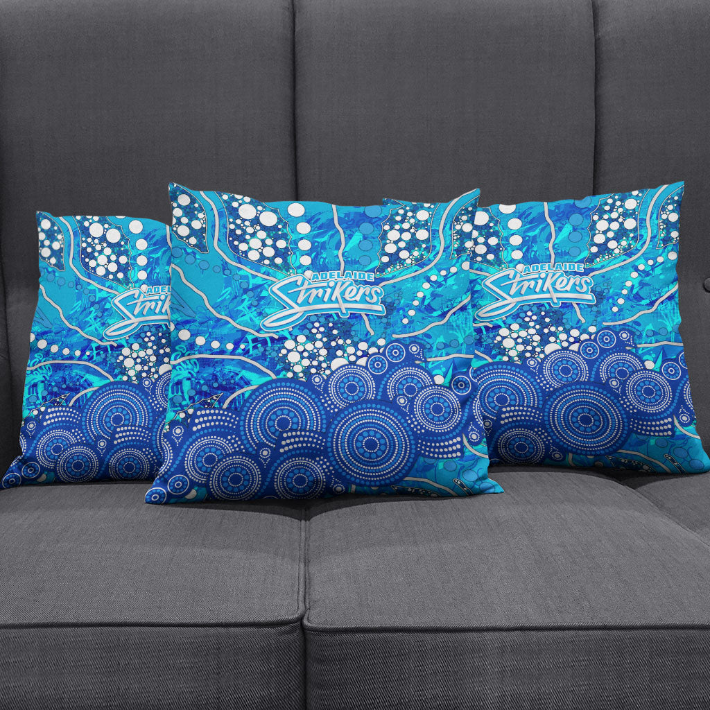 Adelaide Strikers Pillow Cover Graffiti Urban Aboriginal Dot Abstract Design