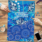 Adelaide Strikers Puzzle Graffiti Urban Aboriginal Dot Abstract Design