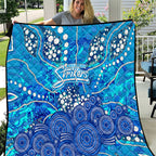 Adelaide Strikers Quilt Graffiti Urban Aboriginal Dot Abstract Design