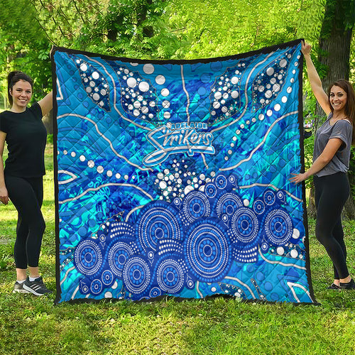 Adelaide Strikers Quilt Graffiti Urban Aboriginal Dot Abstract Design