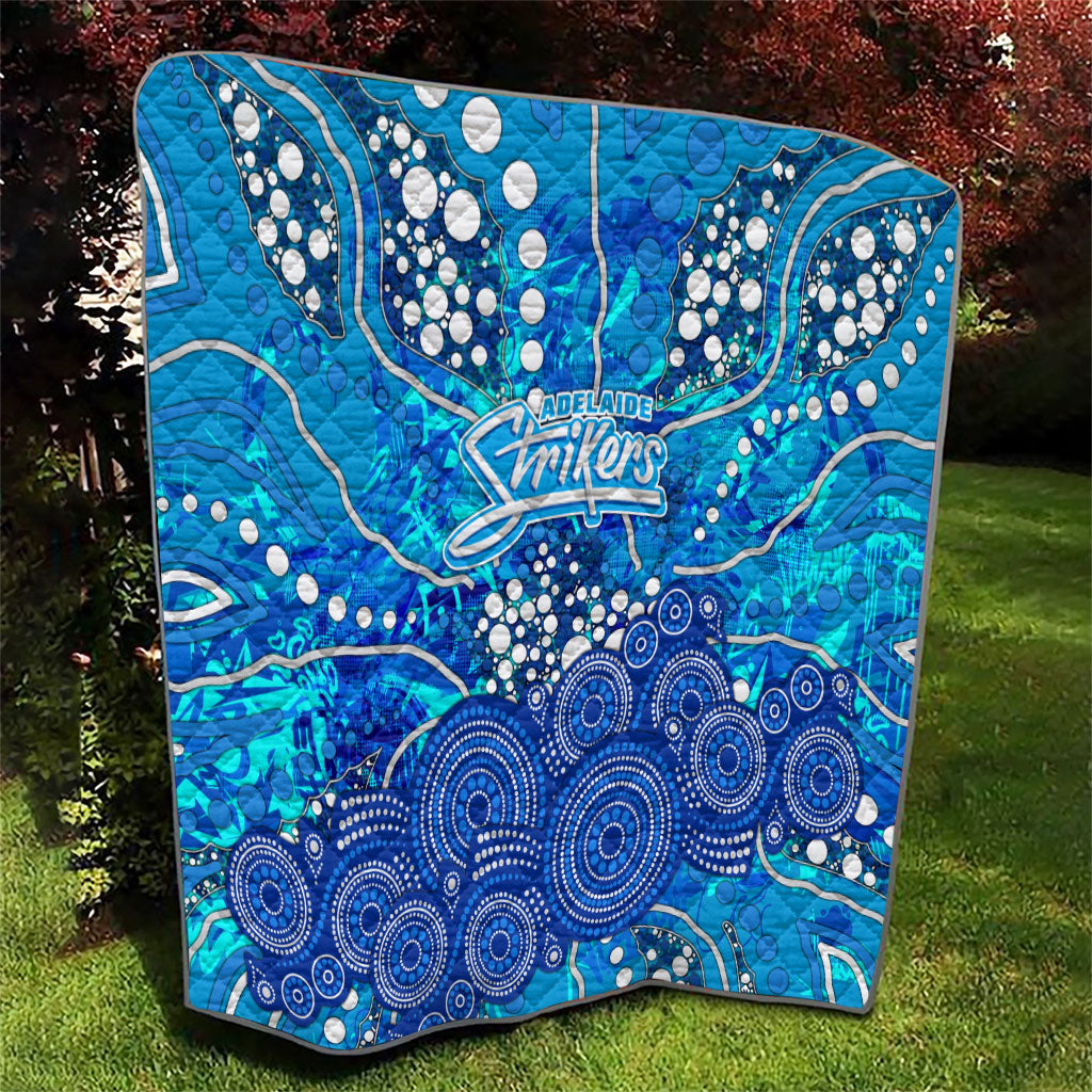 Adelaide Strikers Quilt Graffiti Urban Aboriginal Dot Abstract Design