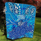 Adelaide Strikers Quilt Graffiti Urban Aboriginal Dot Abstract Design