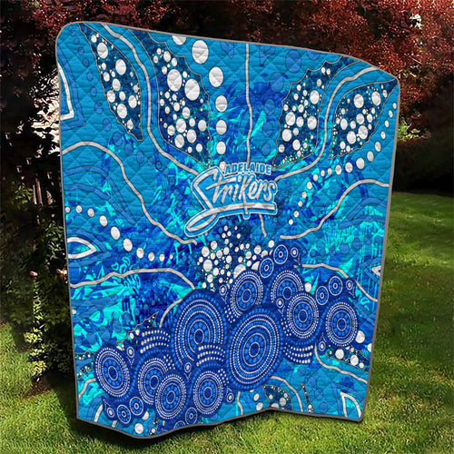 Adelaide Strikers Quilt Graffiti Urban Aboriginal Dot Abstract Design