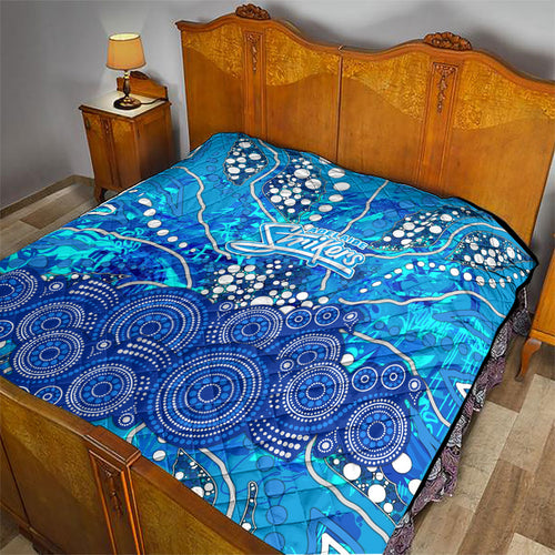 Adelaide Strikers Quilt Graffiti Urban Aboriginal Dot Abstract Design