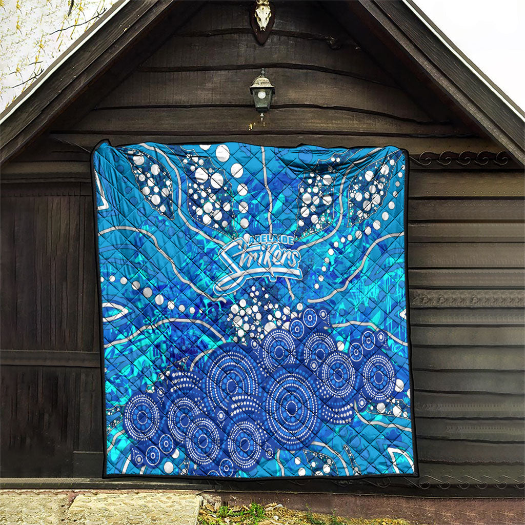 Adelaide Strikers Quilt Graffiti Urban Aboriginal Dot Abstract Design