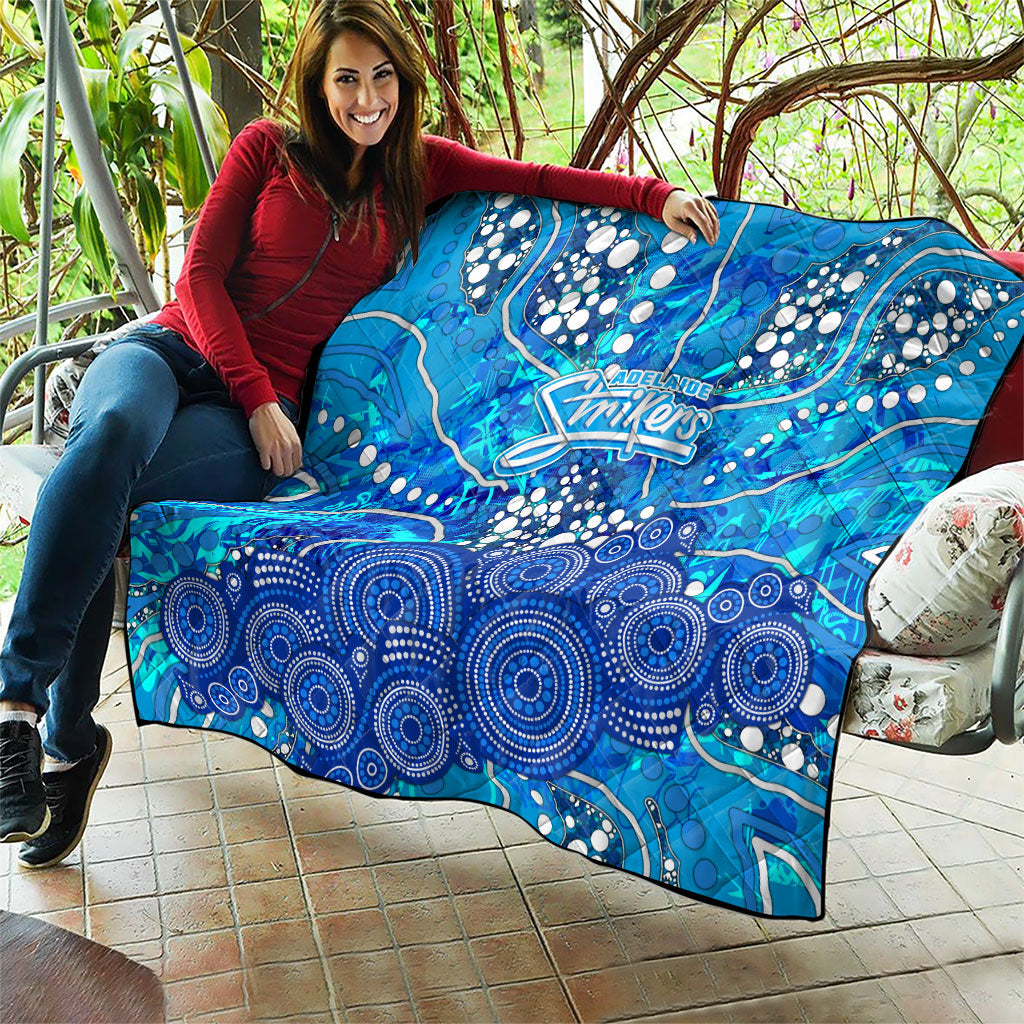 Adelaide Strikers Quilt Graffiti Urban Aboriginal Dot Abstract Design