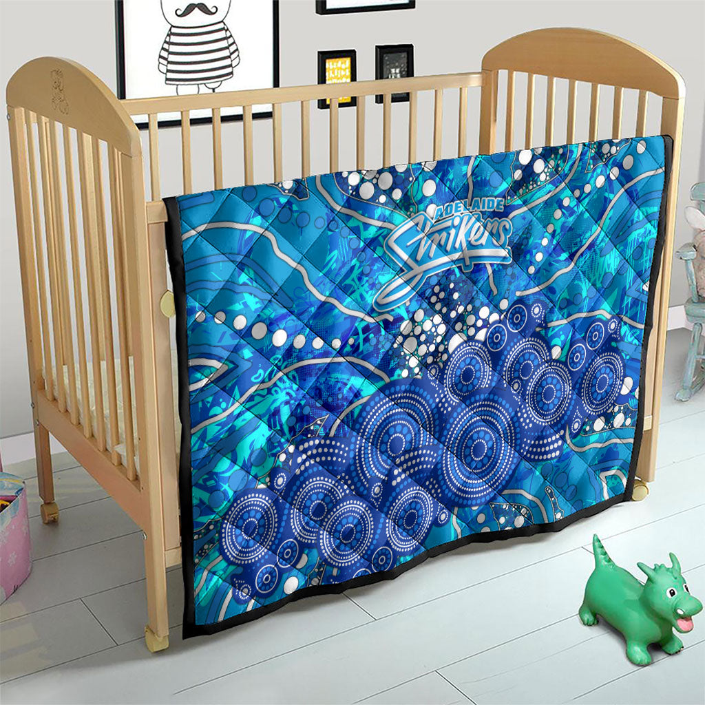 Adelaide Strikers Quilt Graffiti Urban Aboriginal Dot Abstract Design