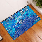 Adelaide Strikers Rubber Doormat Graffiti Urban Aboriginal Dot Abstract Design