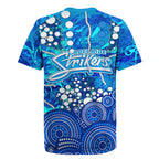 Adelaide Strikers Rugby Jersey Graffiti Urban Aboriginal Dot Abstract Design
