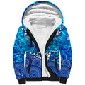 Adelaide Strikers Sherpa Hoodie Graffiti Urban Aboriginal Dot Abstract Design