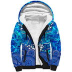 Adelaide Strikers Sherpa Hoodie Graffiti Urban Aboriginal Dot Abstract Design