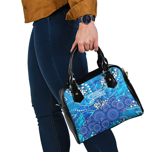 Adelaide Strikers Shoulder Handbag Graffiti Urban Aboriginal Dot Abstract Design