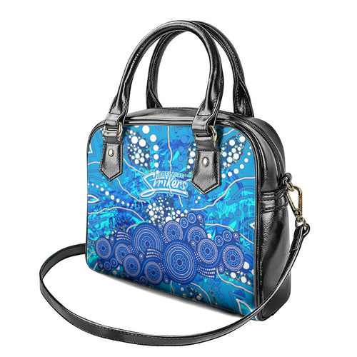 Adelaide Strikers Shoulder Handbag Graffiti Urban Aboriginal Dot Abstract Design