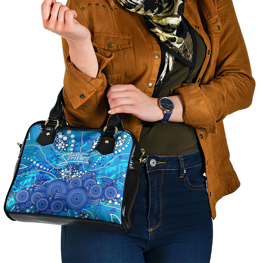 Adelaide Strikers Shoulder Handbag Graffiti Urban Aboriginal Dot Abstract Design