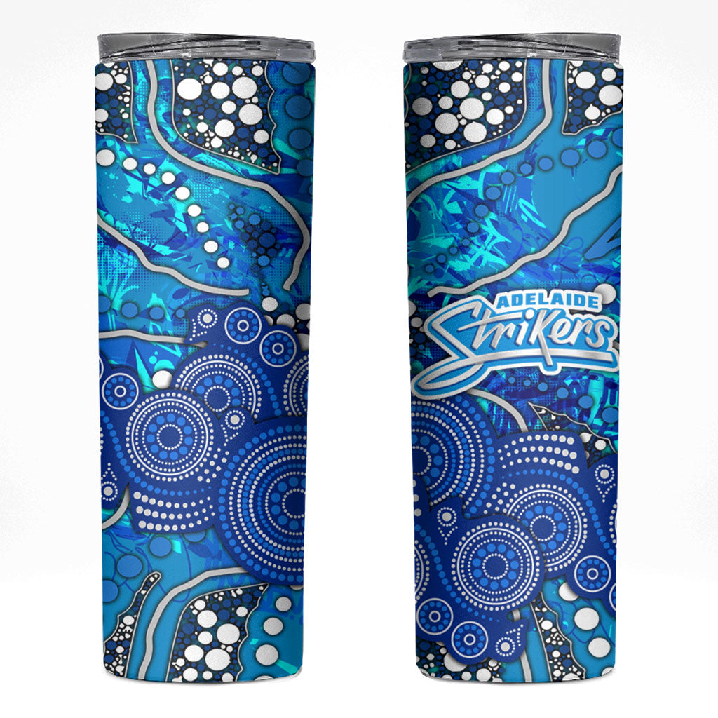 Adelaide Strikers Skinny Tumbler Graffiti Urban Aboriginal Dot Abstract Design