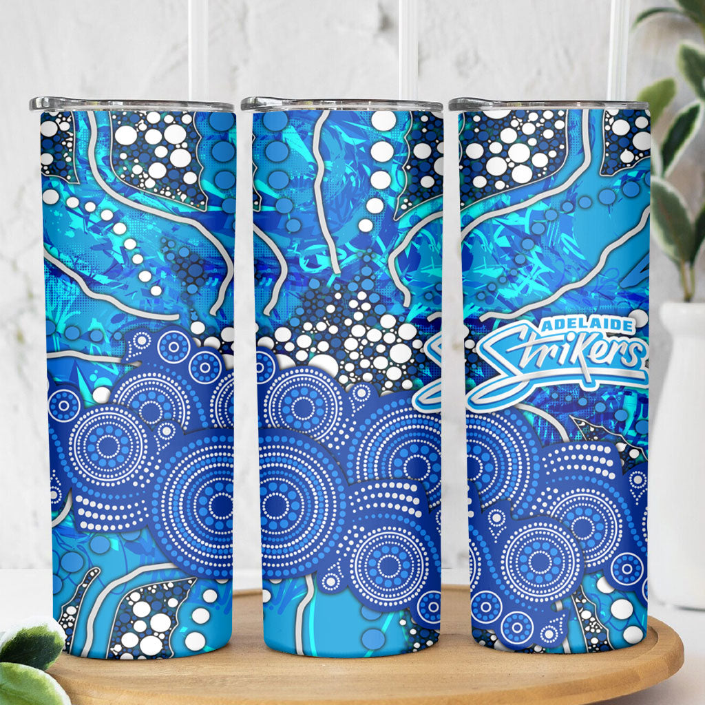 Adelaide Strikers Skinny Tumbler Graffiti Urban Aboriginal Dot Abstract Design