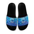 Adelaide Strikers Slide Sandals Graffiti Urban Aboriginal Dot Abstract Design