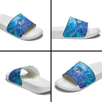 Adelaide Strikers Slide Sandals Graffiti Urban Aboriginal Dot Abstract Design