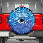 Adelaide Strikers Spare Tire Cover Graffiti Urban Aboriginal Dot Abstract Design
