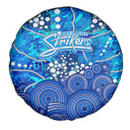 Adelaide Strikers Spare Tire Cover Graffiti Urban Aboriginal Dot Abstract Design
