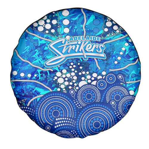 Adelaide Strikers Spare Tire Cover Graffiti Urban Aboriginal Dot Abstract Design