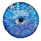 Adelaide Strikers Spare Tire Cover Graffiti Urban Aboriginal Dot Abstract Design