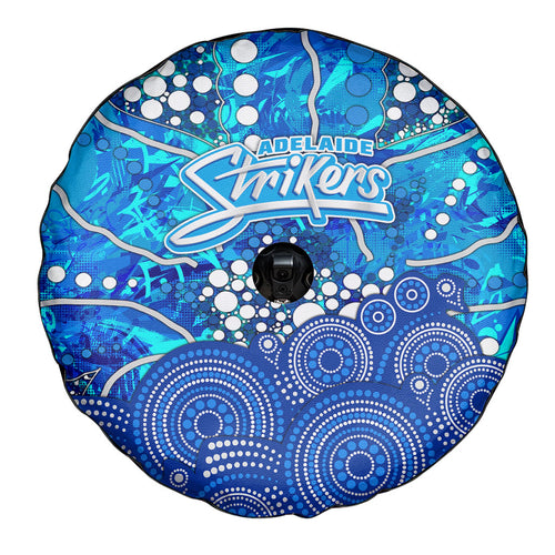 Adelaide Strikers Spare Tire Cover Graffiti Urban Aboriginal Dot Abstract Design